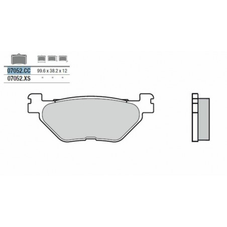 Plaquettes de Frein Brembo 07052CC