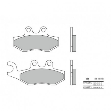 Plaquettes de Frein Brembo 07056CC