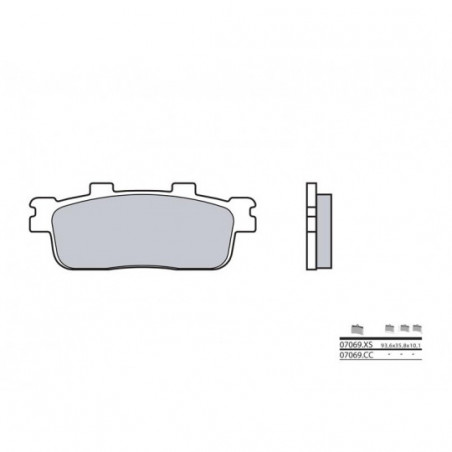 Plaquettes de Frein Brembo 07069