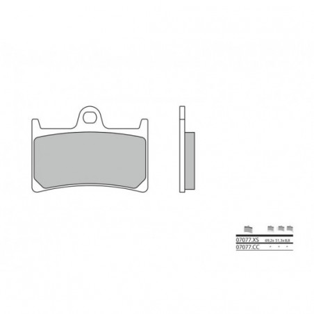 Plaquettes de Frein Brembo 07077