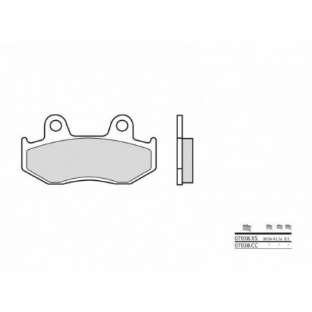 Plaquettes de Frein Brembo 07038XS