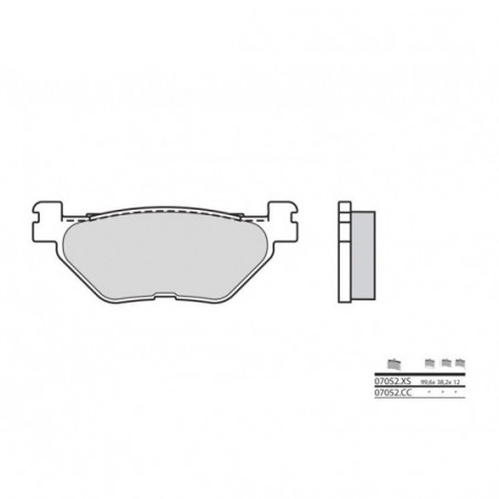 Plaquettes de Frein Brembo 07052XS