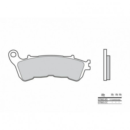 Plaquettes de Frein Brembo 07063XS