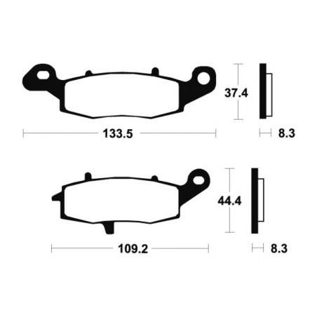 Plaquettes de Frein AP Racing MTR204