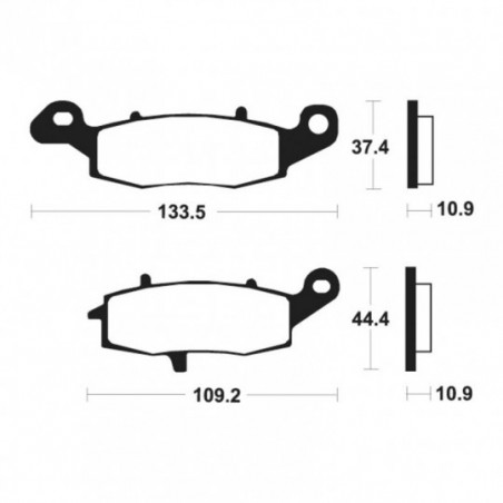 Plaquettes de Frein AP Racing MR386