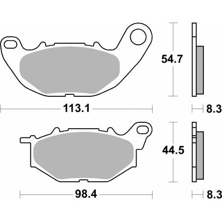 Plaquettes de Frein SBS 229 HF-2