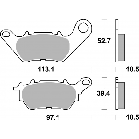 Plaquettes de Frein SBS 230CT-2