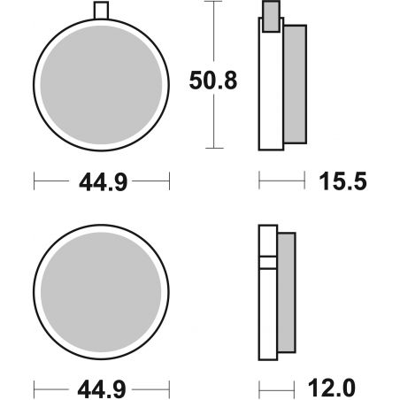 Plaquettes de Frein SBS 500HF  -2