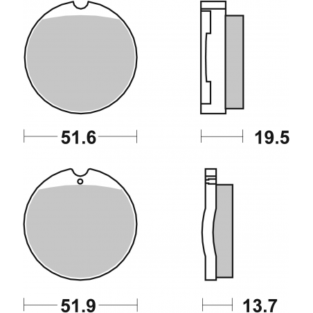 Plaquettes de Frein SBS 501HF-2