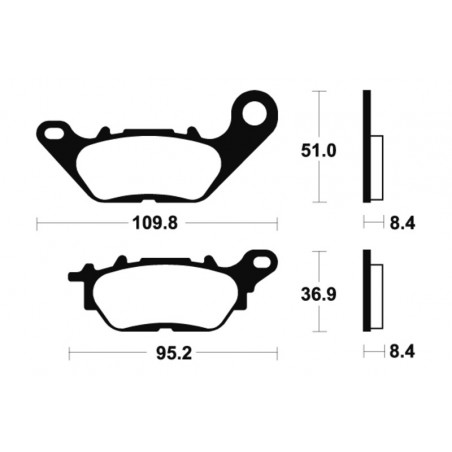 Plaquettes de Frein AP Racing ME358