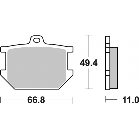 Plaquettes de Frein SBS 507HF-2