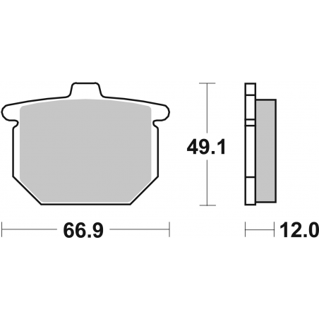 Plaquettes de Frein SBS 508HF-2