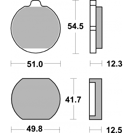 Plaquettes de Frein SBS 510HF-2