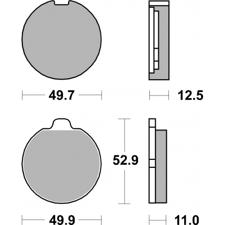 Plaquettes de Frein SBS 511HF-2