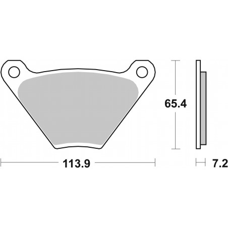 Plaquettes de Frein SBS 513H.HF-2